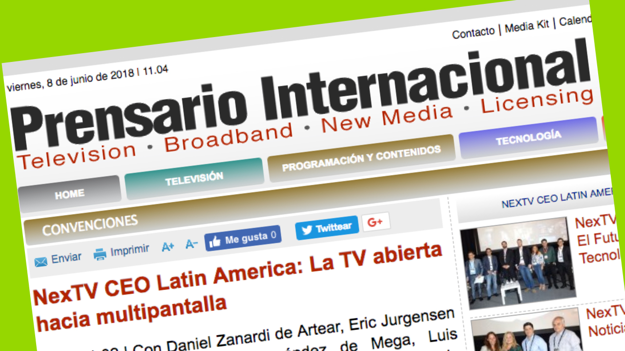 Next Tv CEO Latinoamérica
