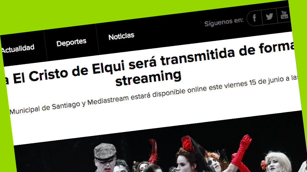 Ópera el Cristo de Elqui, adn radio