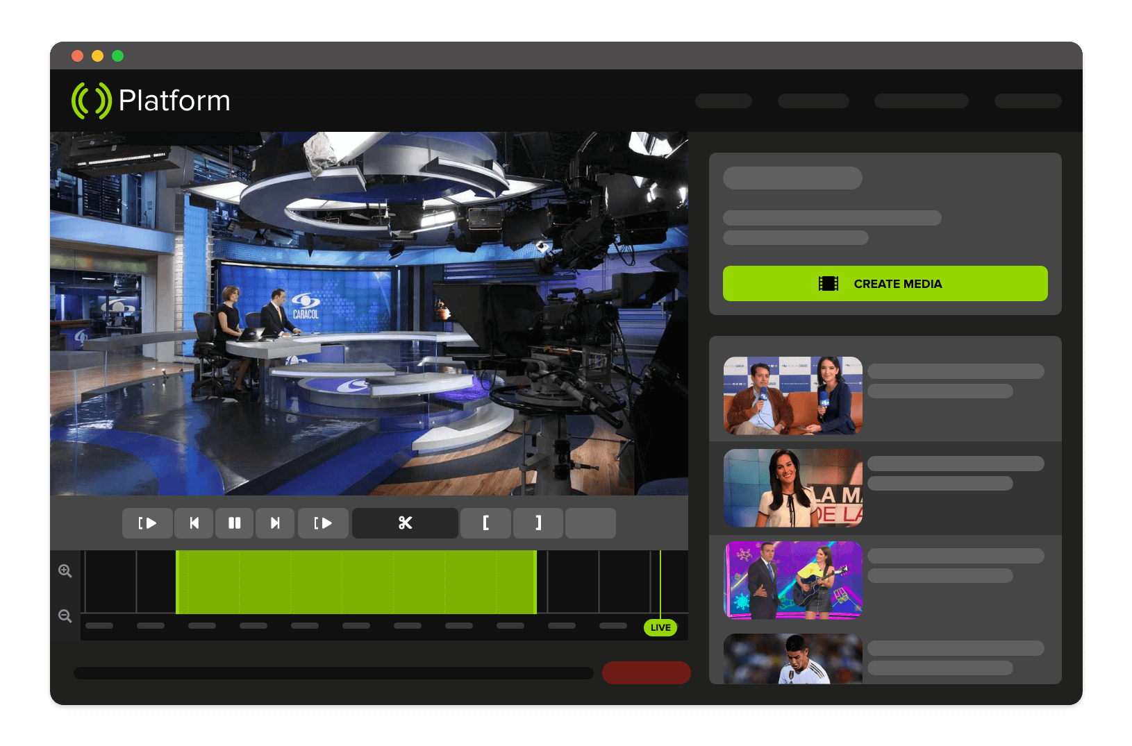 Mediastream El streaming de los grandes players