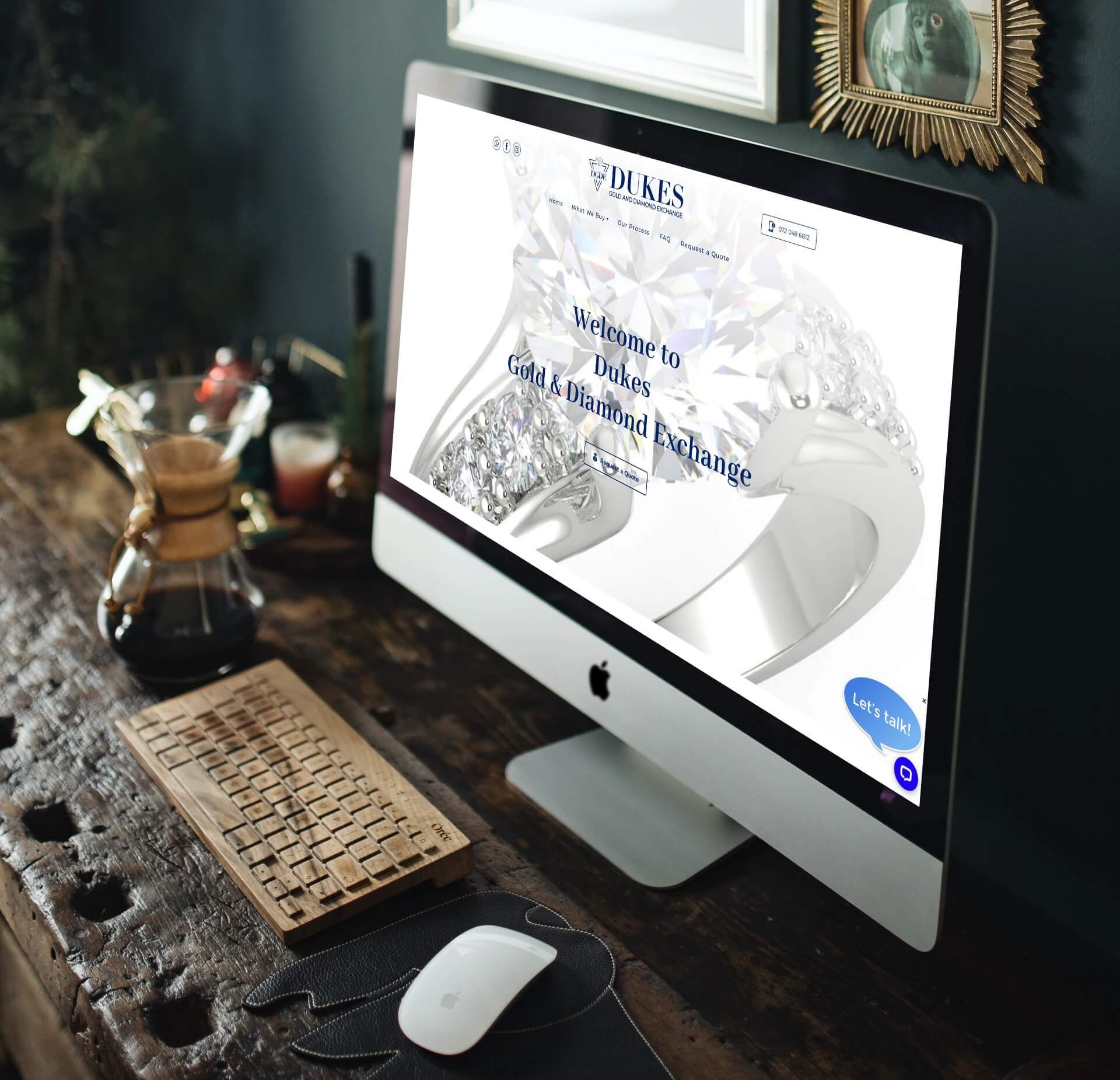 Dukes Gold and Diamond Exchange site Development by Cloudfusion