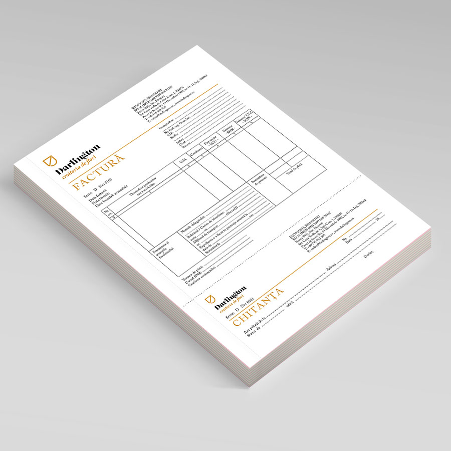 Facturiere personalizate A4, A5, A6