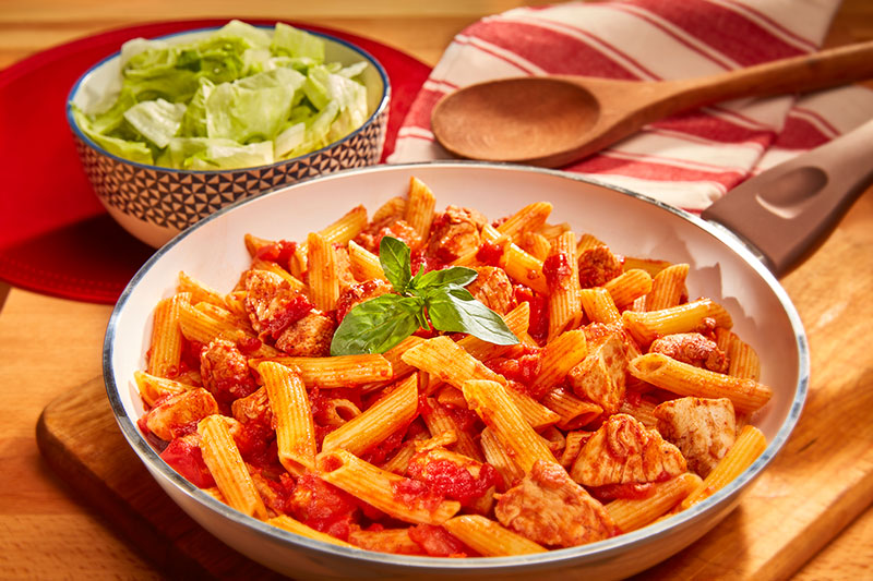 Chicken & Penne Arrabiata