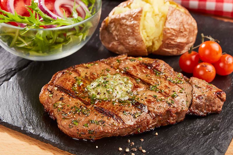 BBQ Herb Butter Steak