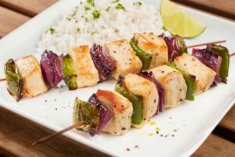 Chicken & Vegetable Skewers
