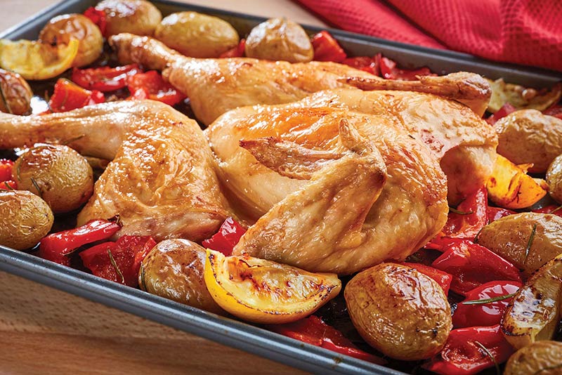 Spatchcock Roast Chicken