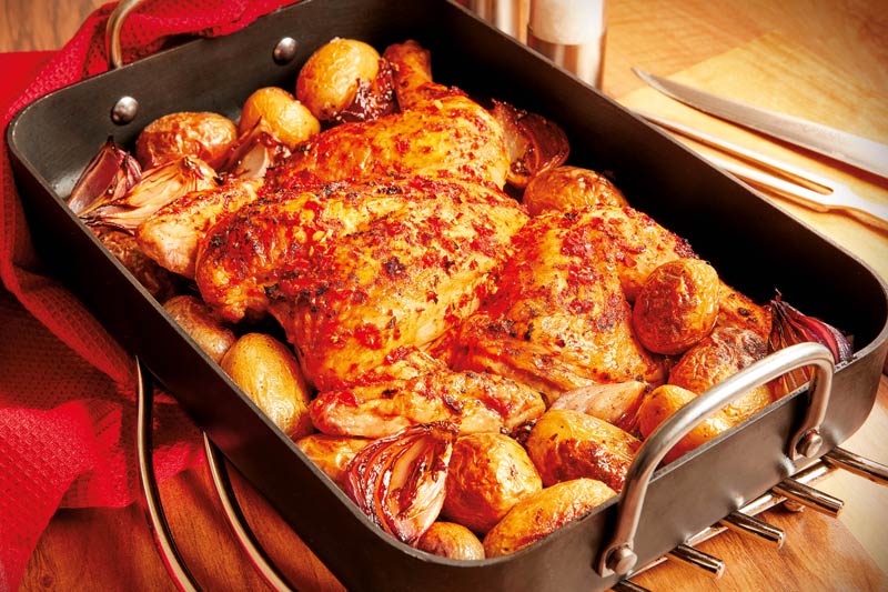 Piri-Piri Style Spatchcock Chicken