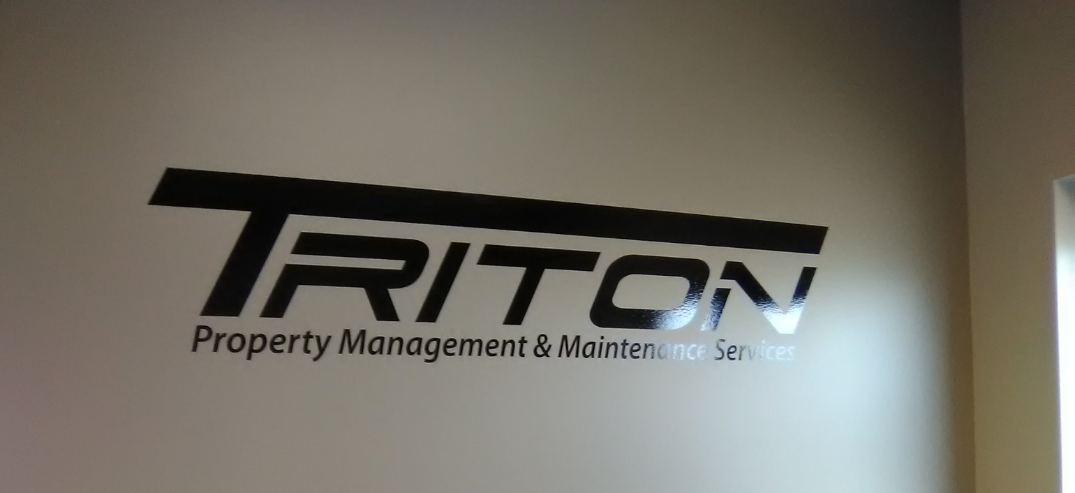 Triton Property Management & Maintenance Services Interior Signage