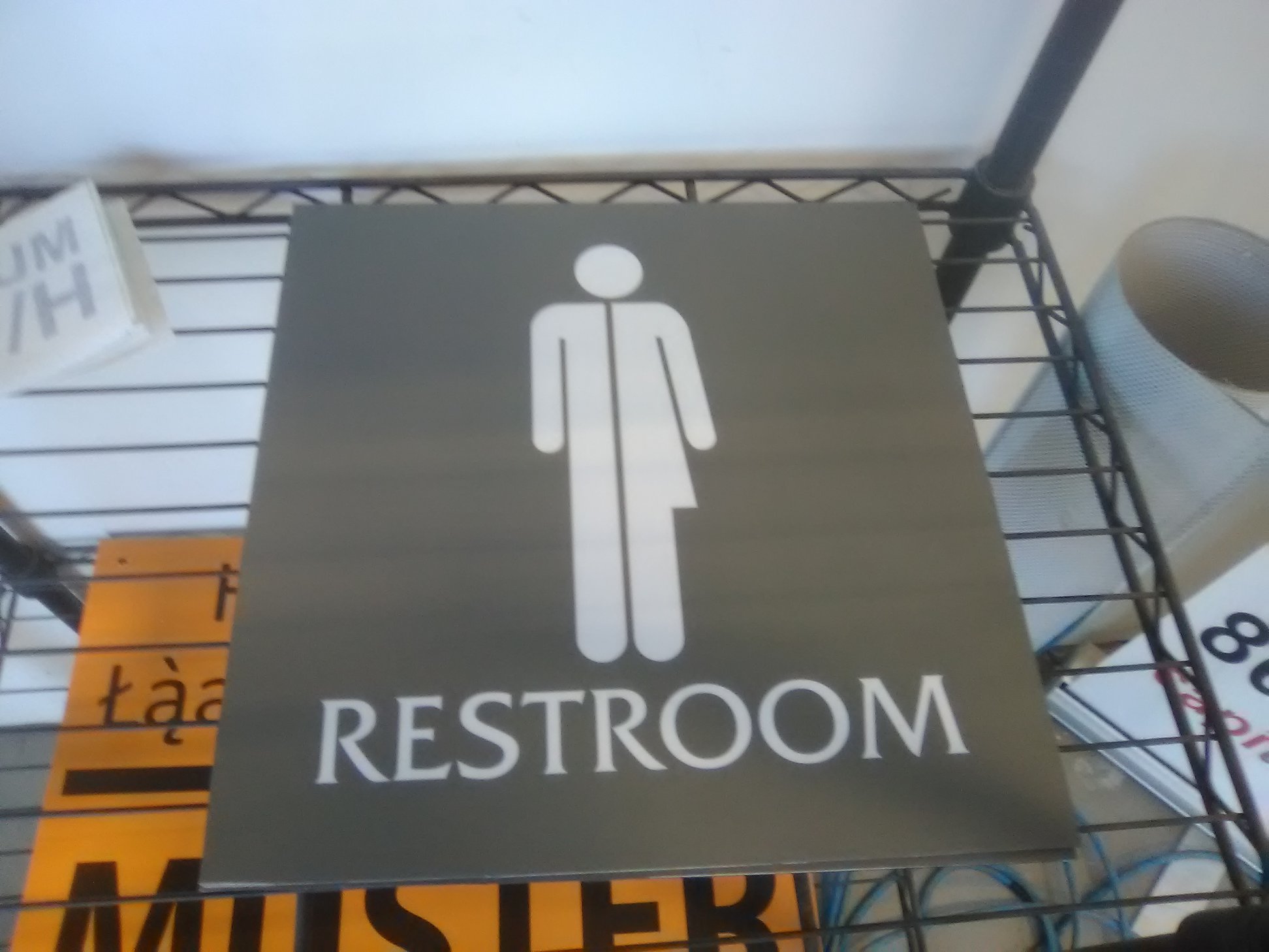 Restroom Stall Signage Icons