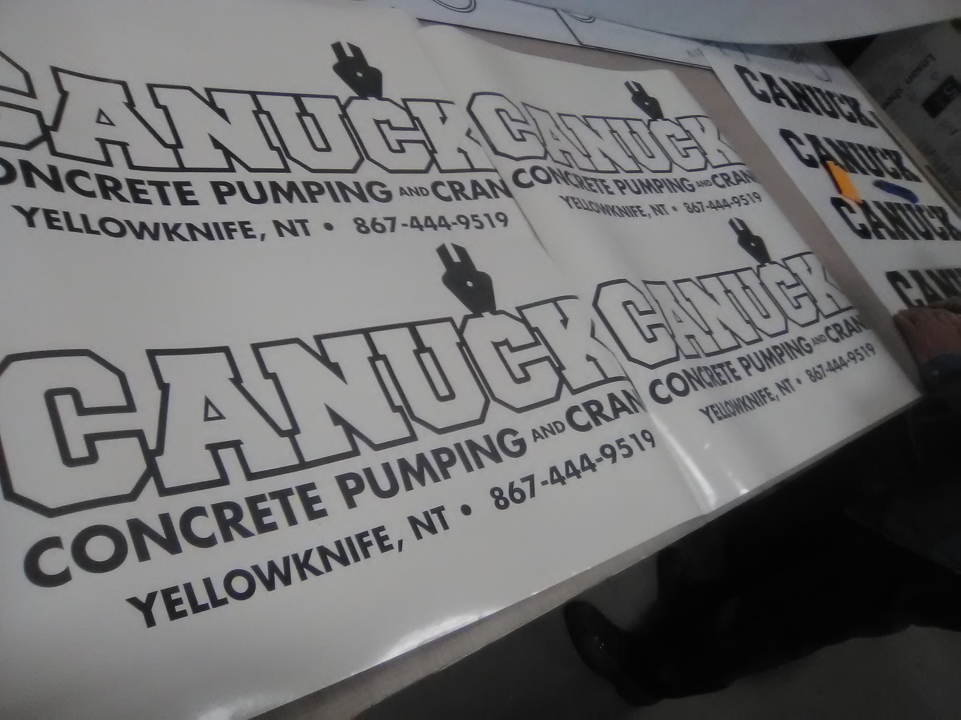 Canuck Pumping & Concrete Decals