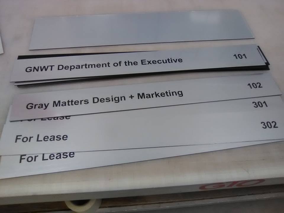 Interior Building Office Signage