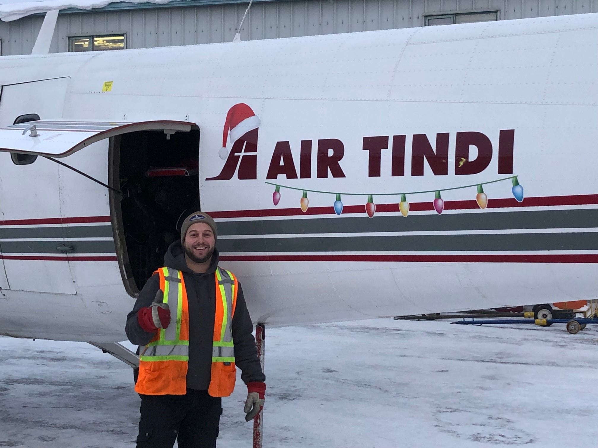 Air Tindi Christmas Airplane Decals