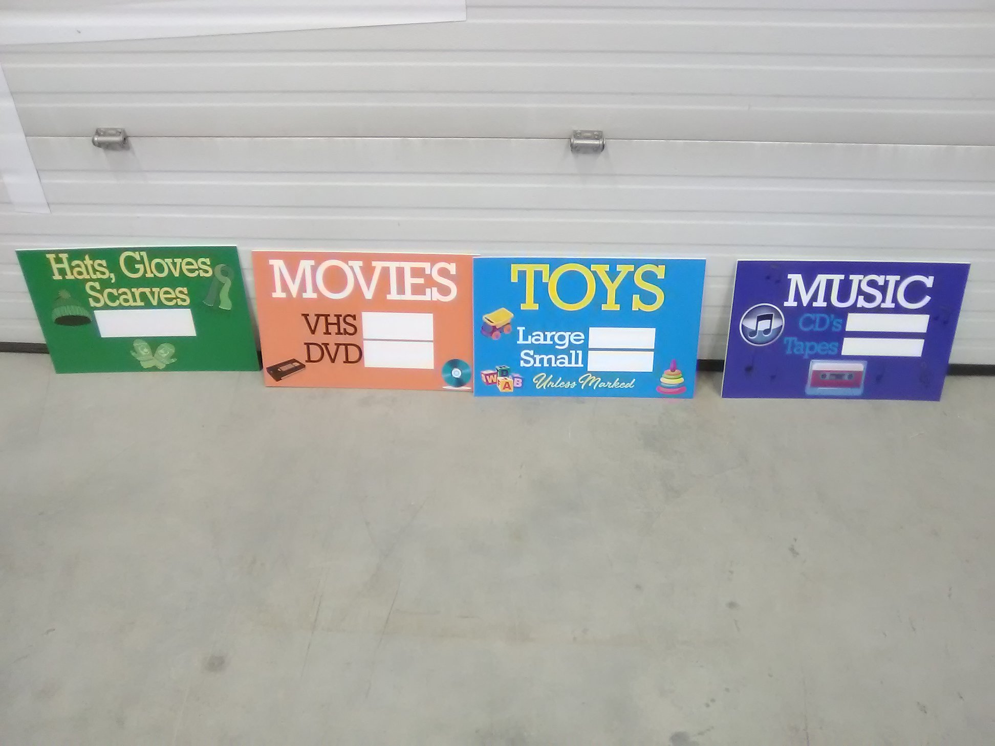 Customer Interior Store Signage