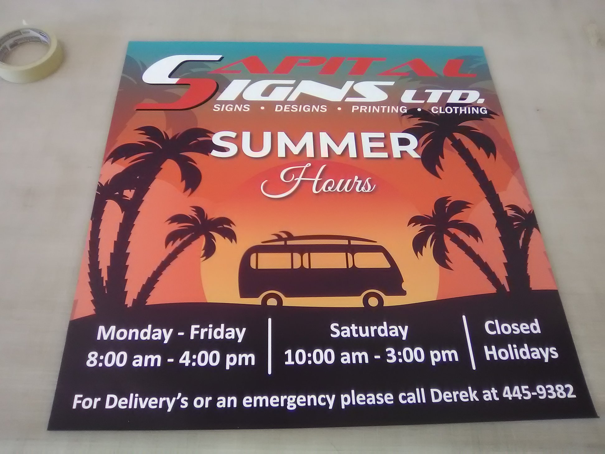 Custom Speciality Print Job