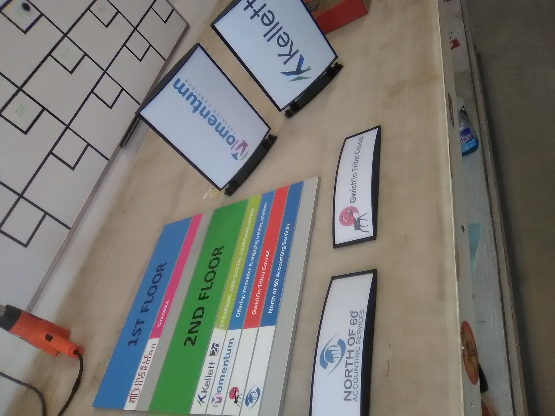 Custom Interior Signage