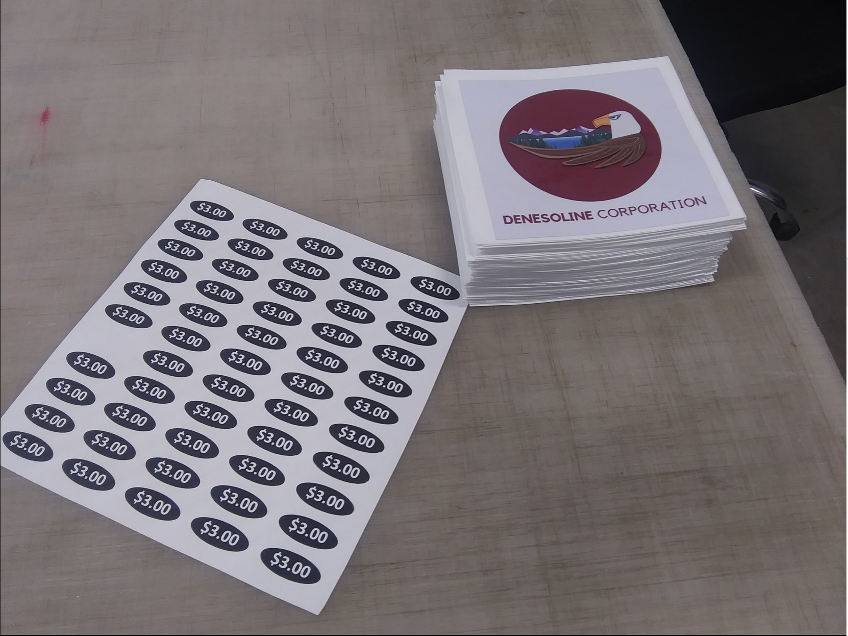 Custom Speciality Print Job