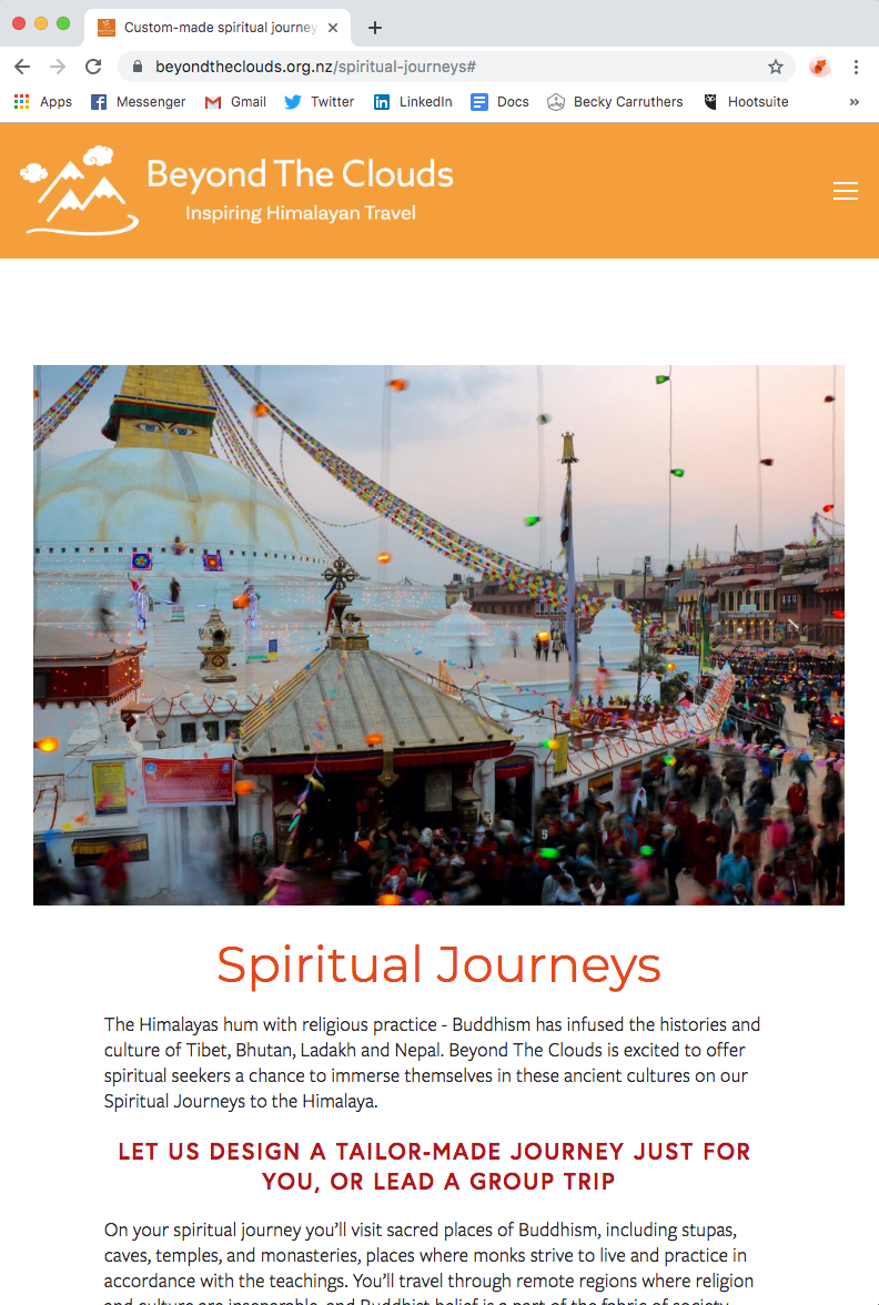 Beyond The Clouds - Becky Carruthers