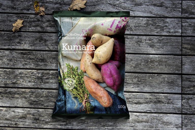 Brett McGregor's Kumara Crisps - Les Porter