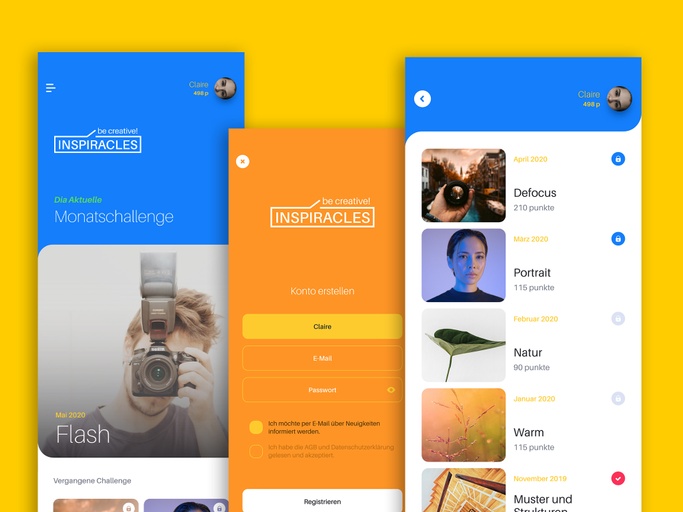 Inspiracles Mobile App - Christopher Kreymborg