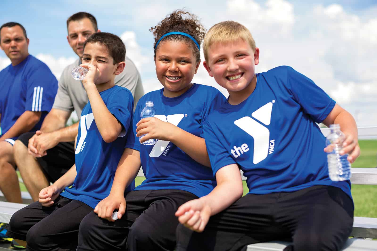kids enjoying youth soccer