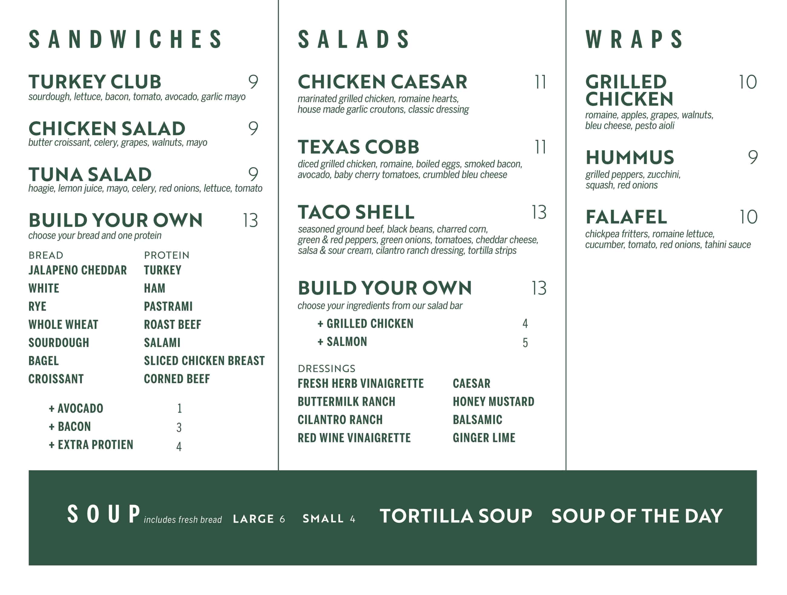 WxP Project — Hanging Menu