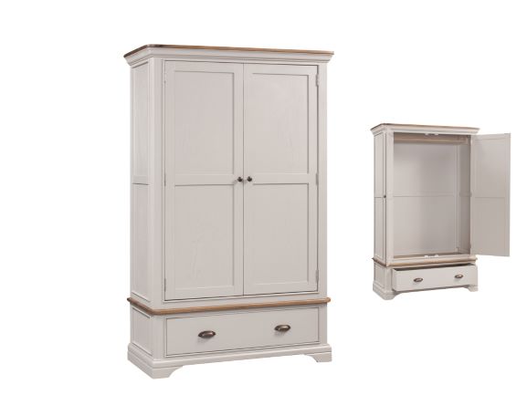 Lyon Painted Double Wardrobe