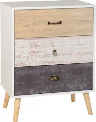 Nordic 3 Drawer Chest