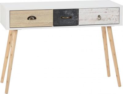 Nordic 3 Drawer Console