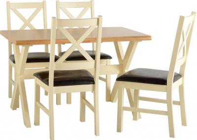 Portland Cream Dining Set