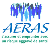 Logo de la convention AERAS : s'assurer et emprunter avec un risque aggravé de santé
