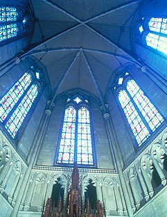 The Chancel Windows and Ceiling Vaulting