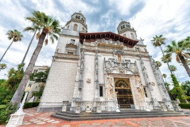 Outside of Hearst Castle
