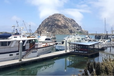 Morro Rock view from the museum