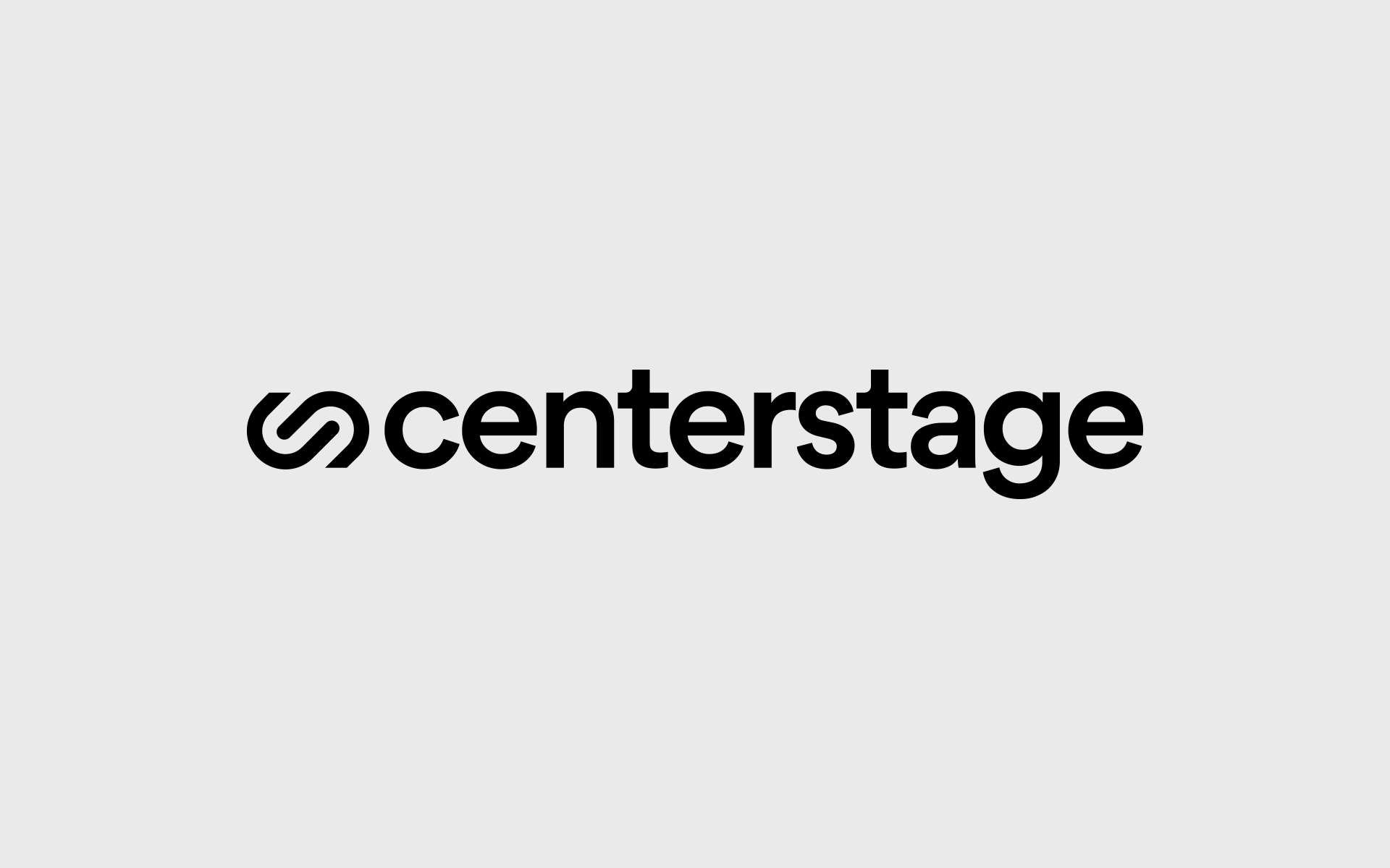 monochromatic Centerstage logo
