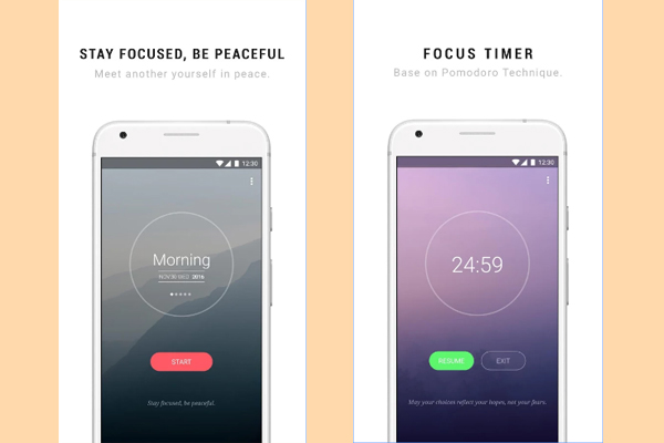 Application de musique Tide pour augmenter sa concentration