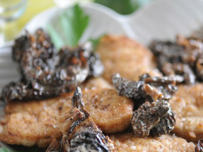 Restaurant Le Pic Vert - Ris de veau aux morilles Restaurant Le Pic Vert - Ris de veau aux morilles