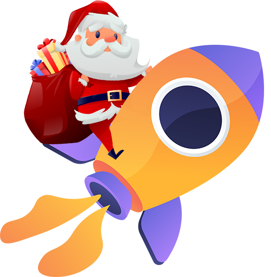 Santa rocket