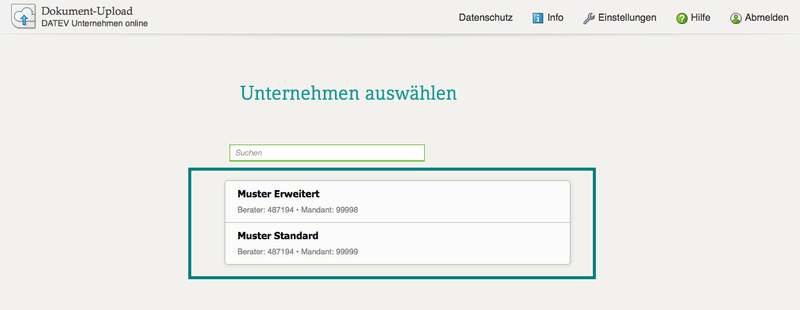 DATEV SMARTLOGIN ADMINISTRATION RECHTE visual data 3