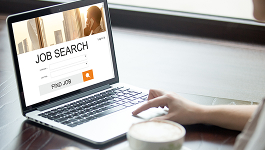 Job search on MacBook