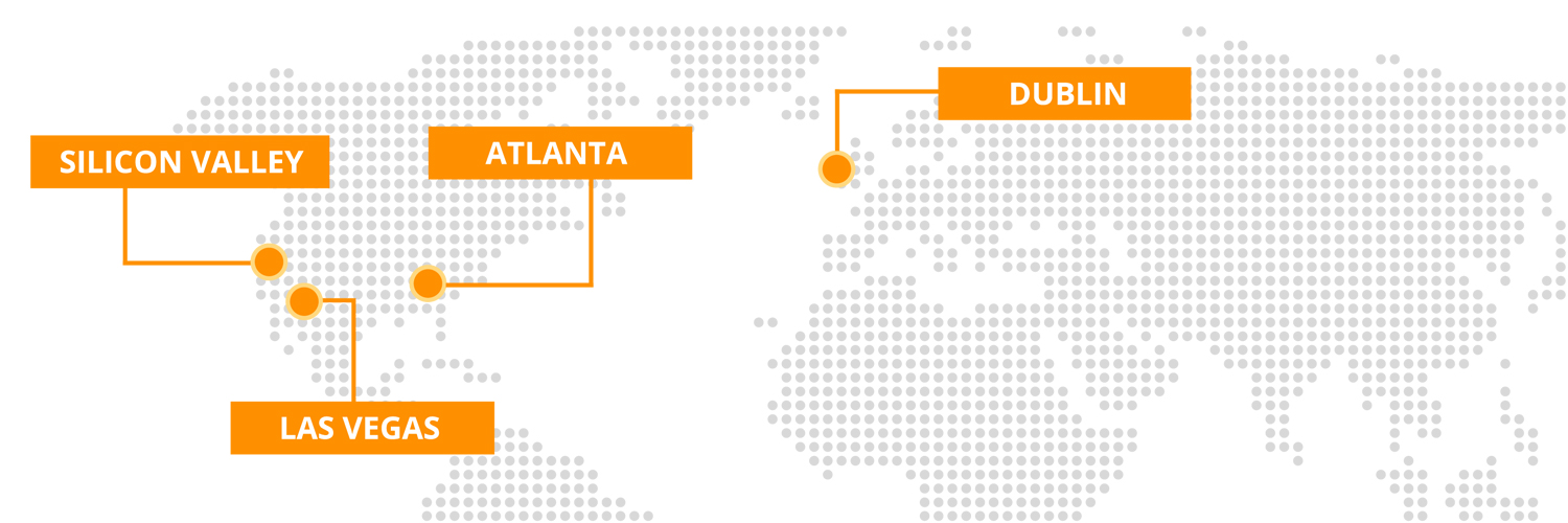 Data center map