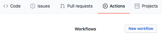 Github Actions Screenshot