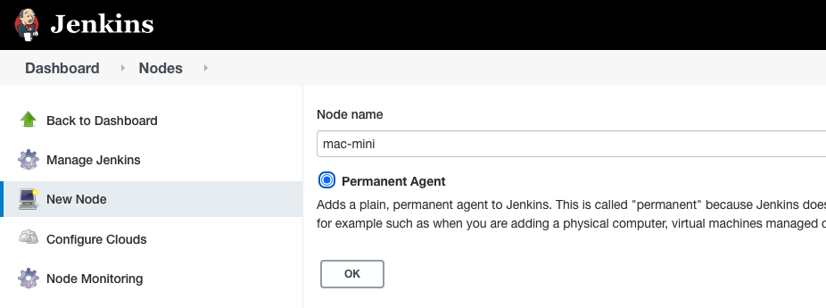 Jenkins node name screenshot