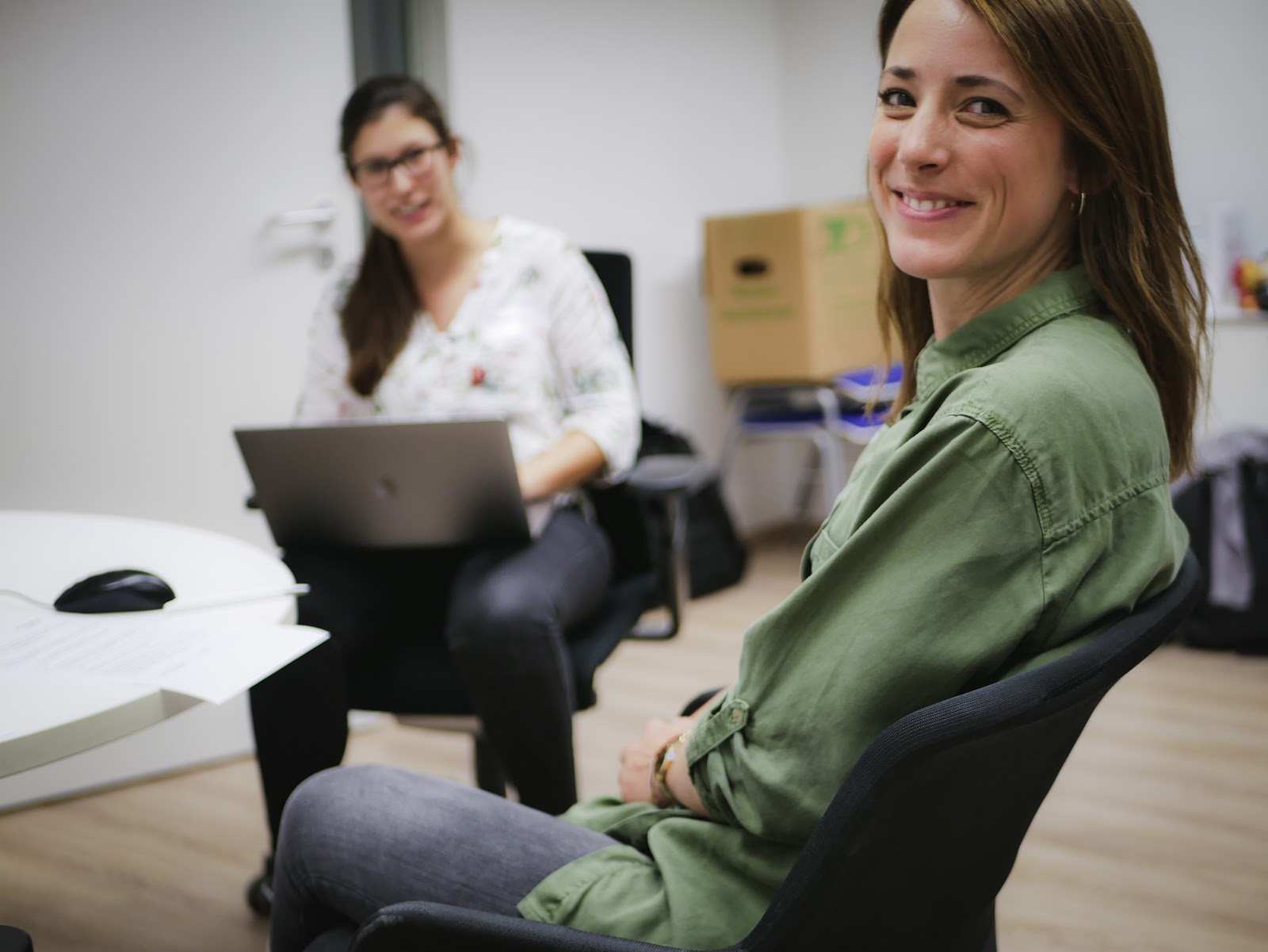 Eine Probandin beim Usability-Test der Tarifverwaltung