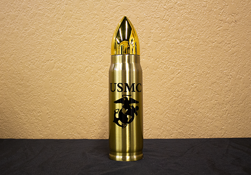 17oz Marines Logo Bullet Thermos