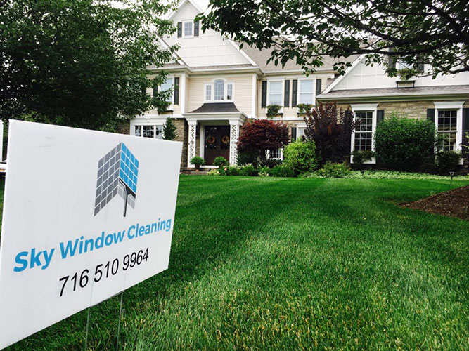 Window Cleaning in Hamburg, NY Sky Window Cleaning