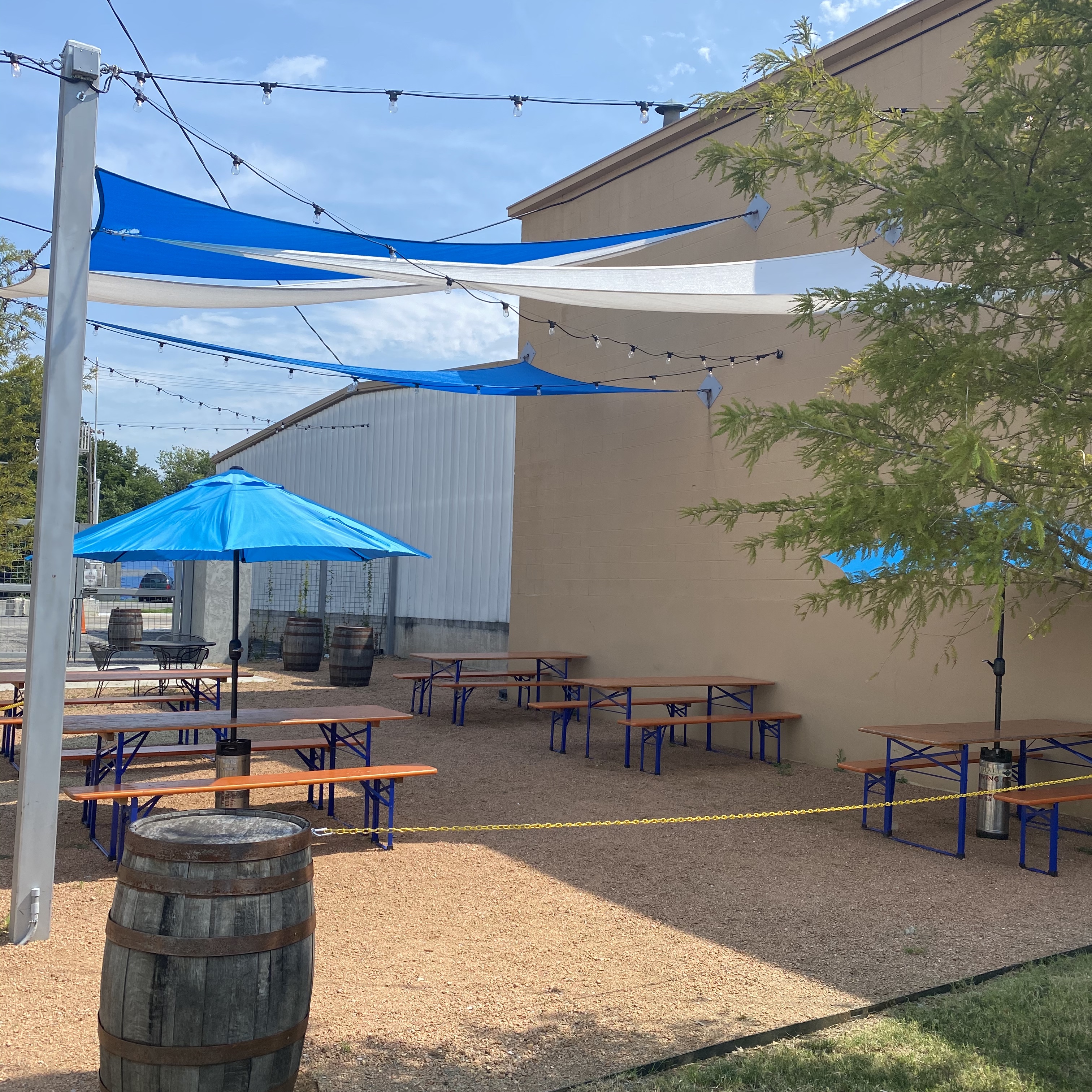 A photo of our Biergarten.