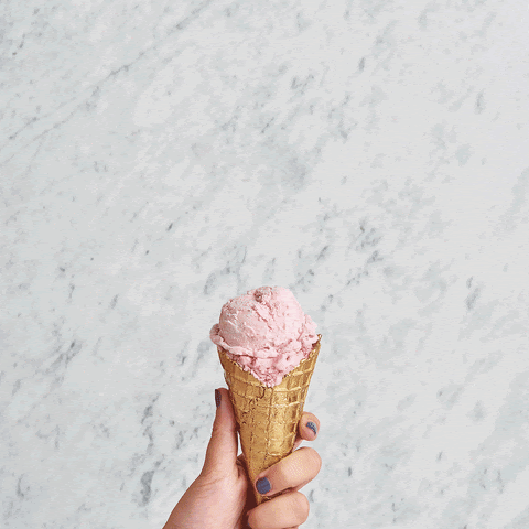 Ice cream scoops gif