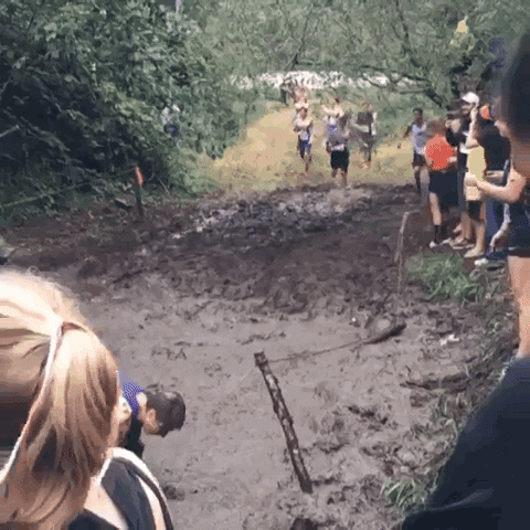 Mud run gif