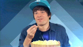 Jimmy Fallon Popcorn GIF