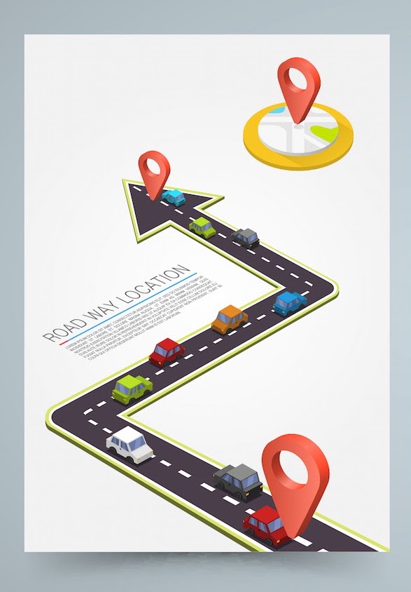 fundraising flyer ideas: route map