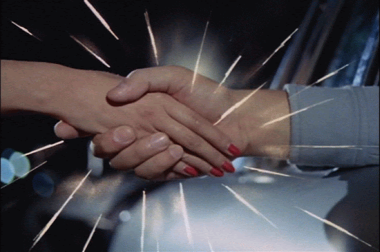 ultra seven handshake GIF